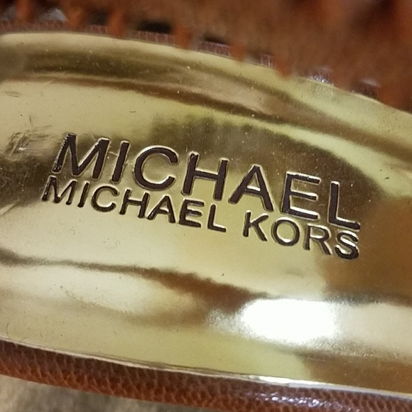Michael Kors brown wedges size 8 - Picture 2 of 3